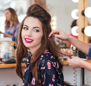 Professional Hair Extension Application